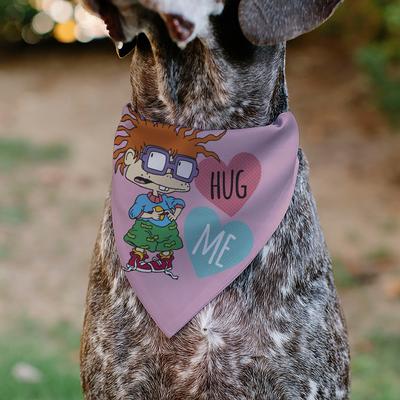 Show full view: Buckle-Down Valentine's Day Rugrats Chuckie Hug Me Hearts Pose Dog Bandana slide 4 of 6