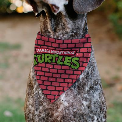 Show full view: Buckle-Down Teenage Mutant Ninja Turtles Brick Title Logo Dog Bandana slide 4 of 6