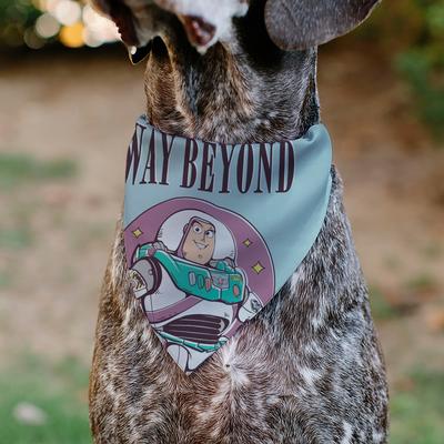 Show full view: Buckle-Down Disney Toy Story Buzz Lightyear Way Beyond Pose Dog Bandana slide 4 of 6