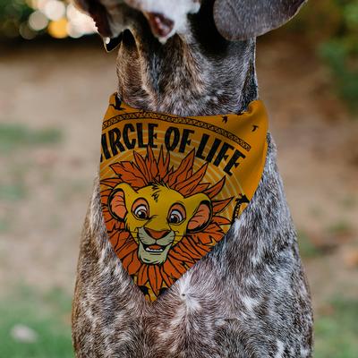 Show full view: Buckle-Down Disney The Lion King Young Simba Circle of Life Pose Dog Bandana slide 4 of 6