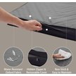 Show in main carousel: LFC PETS Outdoor Waterproof Orthopedic Dog & Cat Bed with Removable Cover, Grey, Large slide 4 of 6