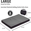 Show in main carousel: LFC PETS Outdoor Waterproof Orthopedic Dog & Cat Bed with Removable Cover, Grey, Large slide 2 of 6