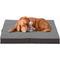 Show in main carousel: LFC PETS Outdoor Waterproof Orthopedic Dog & Cat Bed with Removable Cover, Grey, Large slide 1 of 6