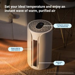 Blueair ComfortPure 3-in-1 Air Purifier, Large, White/Grey slide 2 of 9