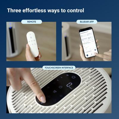 Show full view: Blueair ComfortPure 3-in-1 Air Purifier, Large, White/Grey slide 6 of 9
