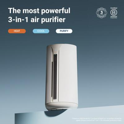 Show full view: Blueair ComfortPure 3-in-1 Air Purifier, Large, White/Grey slide 2 of 9
