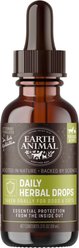 Earth Animal Apothecary Natural Flea & Tick Daily Internal Herbal Drops Oral Supplement for Dogs & Cats, 2-fl oz bottle