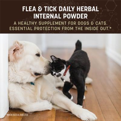 Show full view: Earth Animal Apothecary Natural Flea & Tick Daily Internal Herbal Powder Oral Supplement for Dogs & Cats, 8-oz jar slide 7 of 10