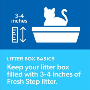 Fresh Step Triple Action Scented Clumping Clay Cat Litter, 10.5-lb bag, pack of 4