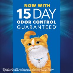 Fresh Step Clean Paws Unscented Clumping Clay Cat Litter, 22.5-lb box slide 2 of 9