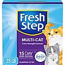 Fresh Step Multi-Cat Extra Strength Scented Clumping Cat Litter, 25-lb