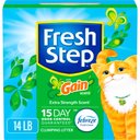 Fresh Step Febreze Freshness Gain Scented Clumping Clay Cat Litter, 14-lb box