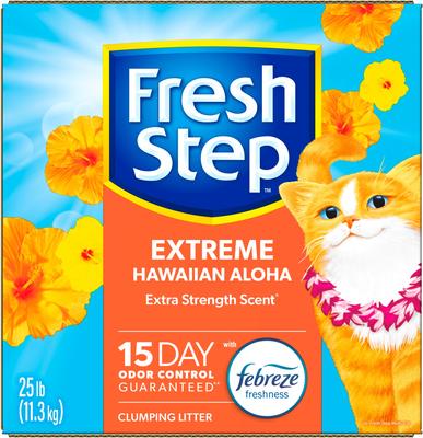 FRESH STEP Extreme Hawaiian Aloha Febreze Scented Clumping Clay