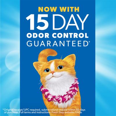 Show full view: Fresh Step Extreme Hawaiian Aloha Febreze Scented Clumping Clay Cat Litter, 25-lb box slide 8 of 12