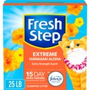 Fresh Step Extreme Hawaiian Aloha Febreze Scented Clumping Clay Cat Litter, 25-lb box, Limited Availability