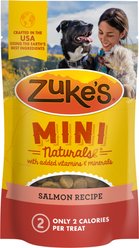 Zuke's Mini Naturals Salmon Recipe Training Dog Treats, 3-oz pouch
