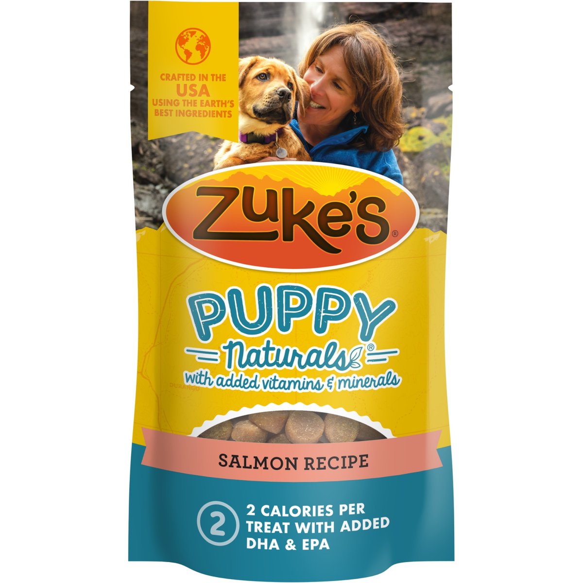 Zuke's Puppy Naturals Salmon Recipe Puppy Dog Treats, 3-oz pouch