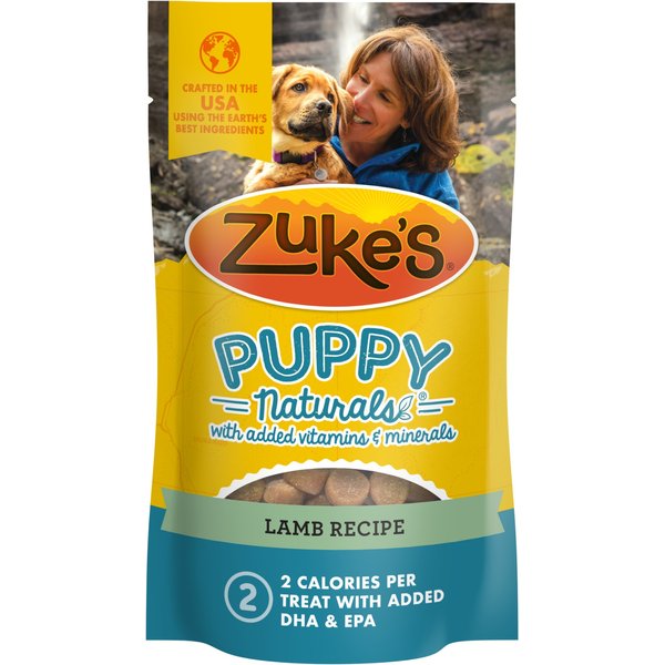 Zuke's Puppy Naturals Lamb Recipe Soft & Chewy Training Dog Treats