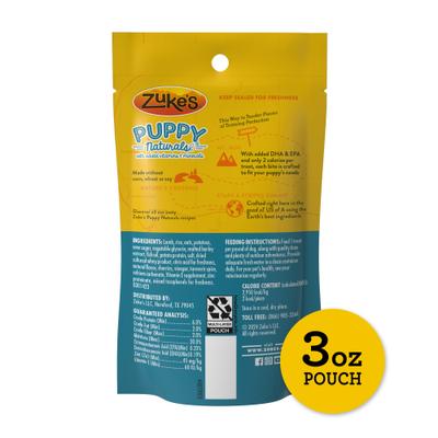 Show full view: Zuke's Puppy Naturals Lamb Recipe Soft & Chewy Training Dog Treats, 3-oz pouch slide 3 of 13