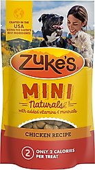Zuke's Mini Naturals Chicken Recipe Training Dog Treats, 3-oz pouch