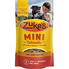 Zuke's Mini Naturals Chicken Recipe Training Dog Treats, 3-oz pouch