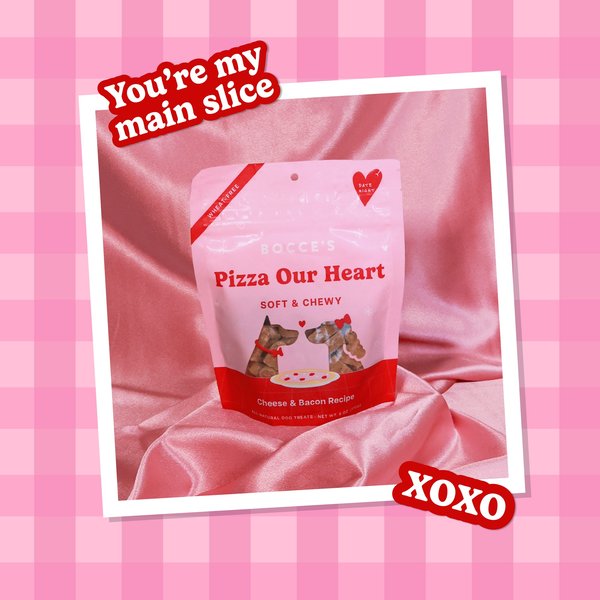 Bocce's Bakery Pizza Our Heart Limited Ingredient Soft & Chewy Dog Treats, 6-oz bag