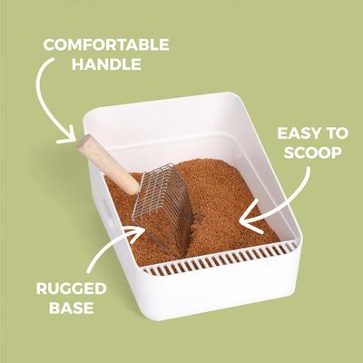 Show full view: PACO & PEPPER Cat Litter Scoop with Base Holder, 11-in slide 3 of 5