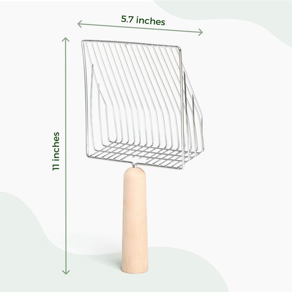 Show full view: PACO & PEPPER Cat Litter Scoop with Base Holder, 11-in slide 2 of 5