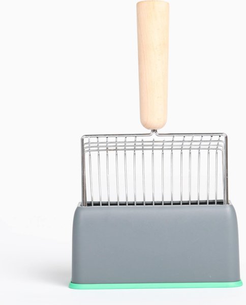 Show full view: PACO & PEPPER Cat Litter Scoop with Base Holder, 11-in slide 1 of 5