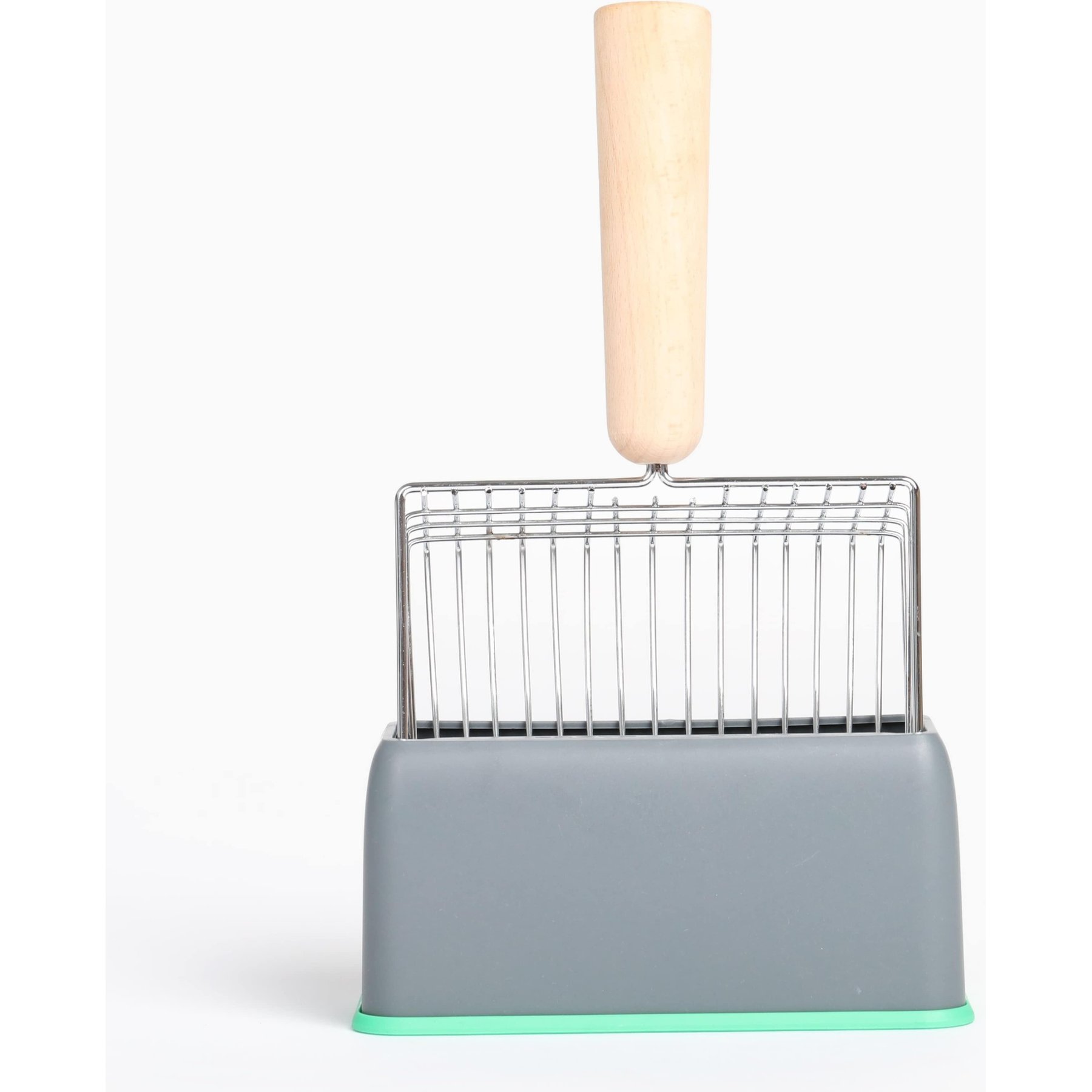 PACO & PEPPER Cat Litter Scoop with Base Holder, 11-in