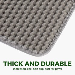 PACO & PEPPER Cat Litter Mat, 36 x 24-in, Gray slide 2 of 5