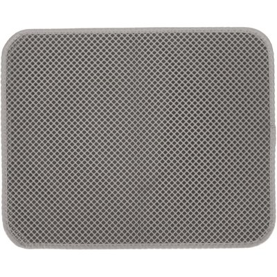 PACO & PEPPER PACO & PEPPER Cat Litter Mat, 36 x 24-in, Gray
