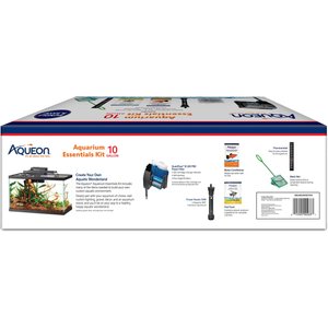 Aqueon Fish Aquarium Essentials Kit, 10-gal