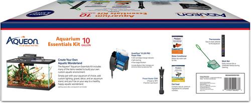 Show full view: Aqueon Fish Aquarium Essentials Kit, 10-gal slide 8 of 10