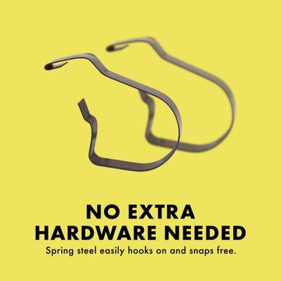 Show full view: Zilla Non-Locking Screen Clips, Small slide 6 of 9