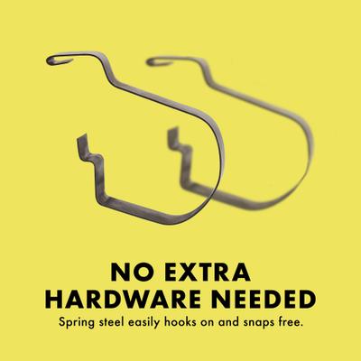 Show full view: Zilla Non-Locking Screen Clips, Large slide 6 of 9