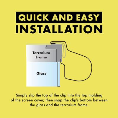 Show full view: Zilla Non-Locking Screen Clips, Small slide 5 of 9