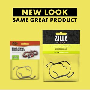Zilla Non-Locking Screen Clips, Large