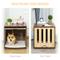 Show in main carousel: jansno End Table Dog Crate with Removable Door Panel, Brown slide 3 of 9