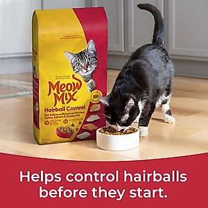 Meow Mix Hairball Control Dry Cat Food, 6.3-lb bag
