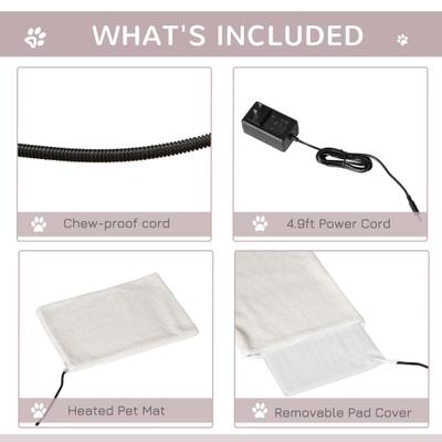 Show full view: jansno Outdoor & Indoor Portable Waterproof & Insulated Heated Cat House, Brown slide 7 of 9