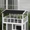 Show in main carousel: jansno Asphalt Roof, Escape Doors Wood Outdoor Feral Cat House & Condo, Light Gray slide 6 of 7