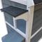 Show in main carousel: PawHut 2-Story Outdoor Cat House with Escape Door, Dark Gray slide 8 of 10