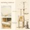 Show in main carousel: jansno Plush Sturdy 53-in Interactive Tower Scratching Post Activity Cat Tree & Condo, Beige slide 4 of 8
