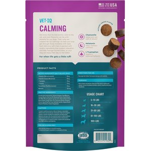 VetIQ Calming Soft Chew Calming Supplement for Dogs, 60 count