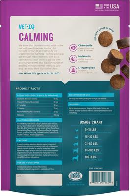 Show full view: VetIQ Calming Soft Chew Calming Supplement for Dogs, 60 count slide 8 of 11