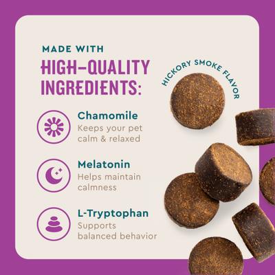 Show full view: VetIQ Calming Soft Chew Calming Supplement for Dogs, 60 count slide 4 of 11