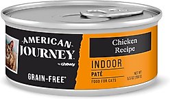 American Journey Indoor Pate Chicken Recipe Grain-Free Canned Cat Food, 5.5-oz, case of 24