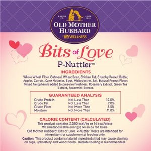 Old Mother Hubbard Bits of Love P-Nuttier Dog Treats, 6-oz bag