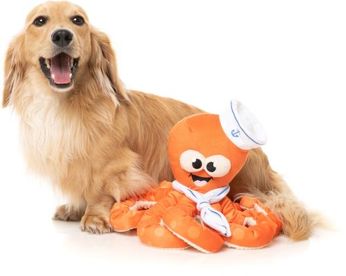 Show full view: FuzzYard Sailor Squiggles Squeaky Plush Dog Toy slide 2 of 6